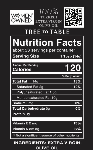 ZAAZEY® EVOO BLACK LABEL BLEND 8.45 FL.OZ (250ML)