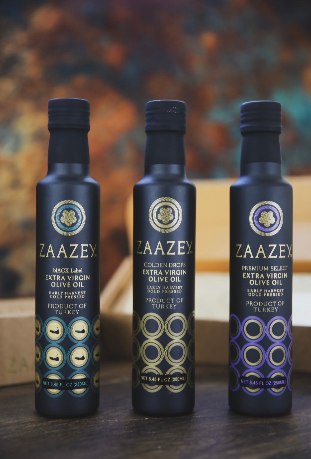 ZAAZEY® EVOO collection 3 / 8.45 FL.OZ (250ML)